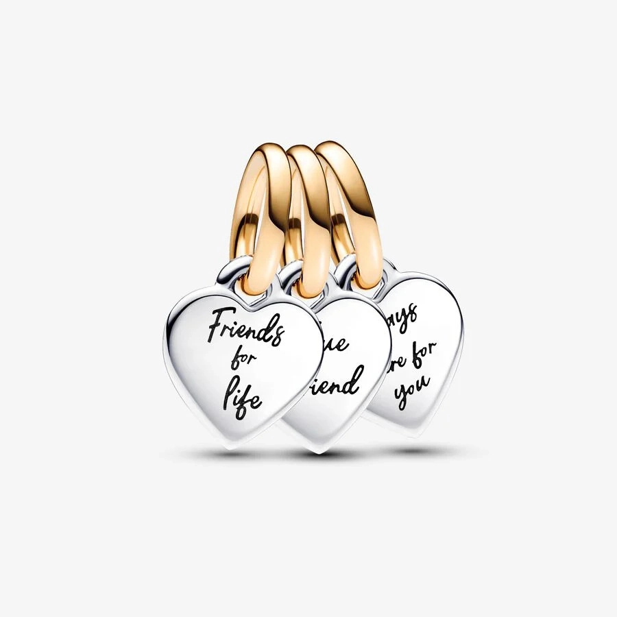 PANDORA Moments 14K Gold Plated Silver Charm/ 762722C00