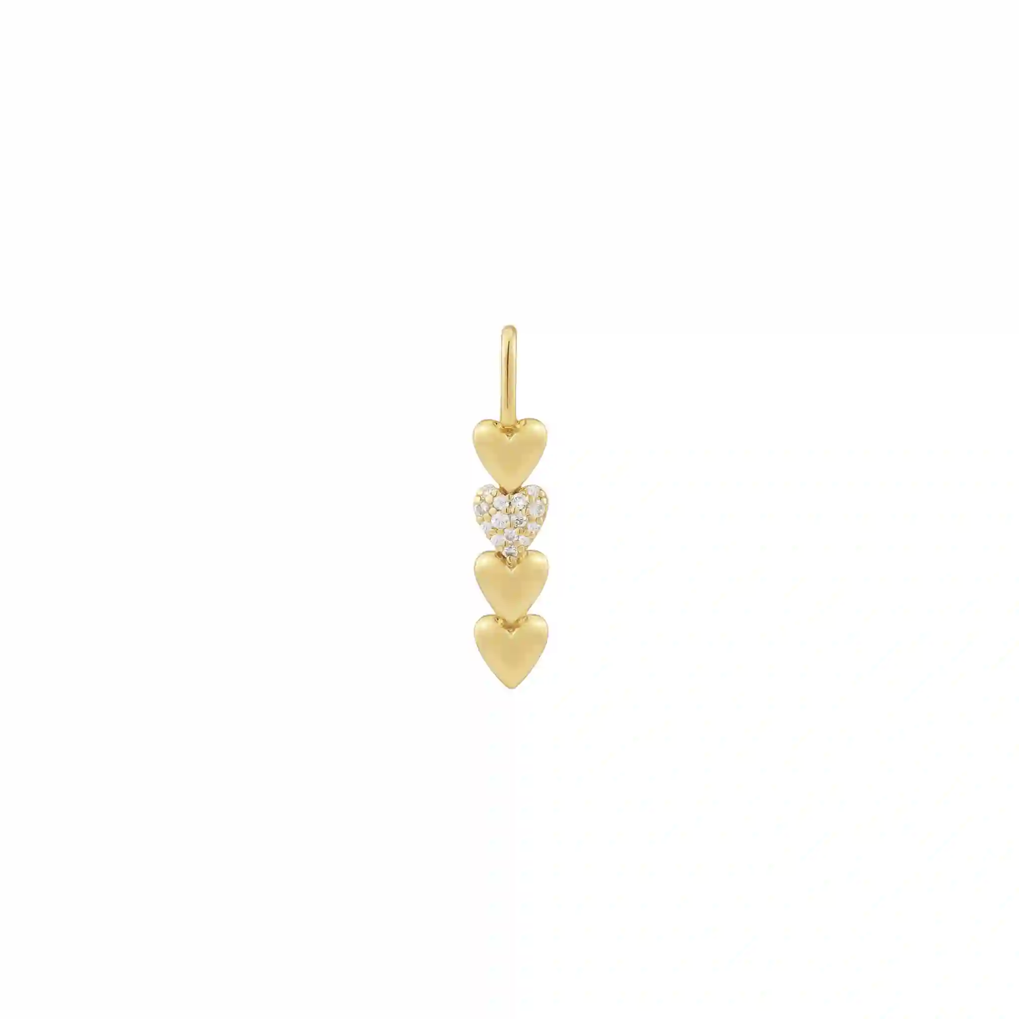 Ania Haie 14K Ոսկեպատ Արծաթյա Չարմ/ NC048-33G