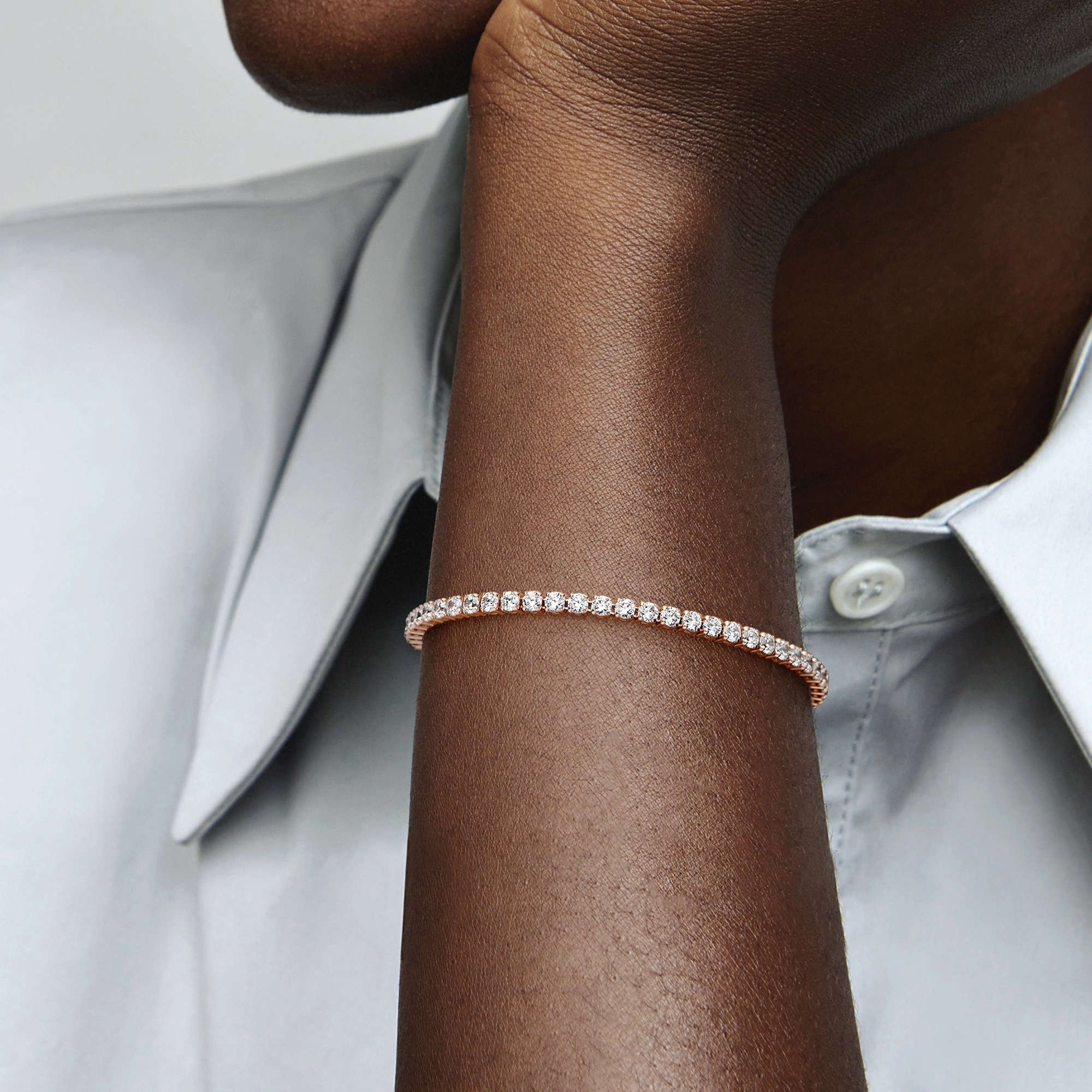 PANDORA Timeless 14K Позолоченный Серебряный Браслет/ 581469C01-16
