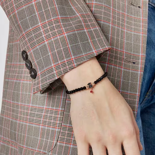 TOUS 14K Rose Gold Plated Silver Bracelet/ 314931650