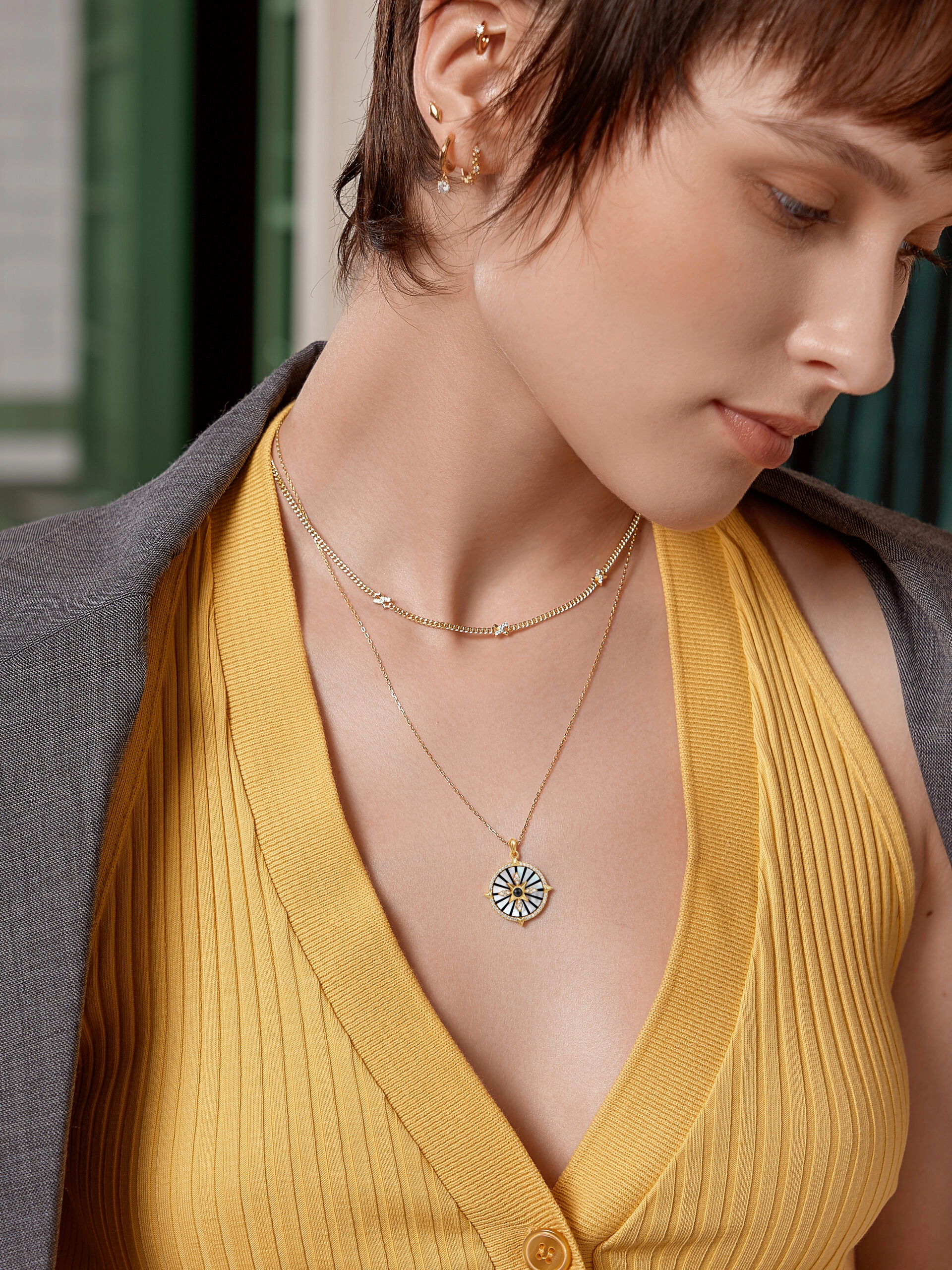 Ania Haie 14K Gold Plated Silver Necklace/ N061-07G