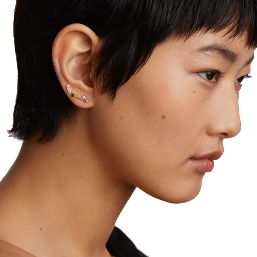 PDPAOLA 14K Gold Plated Silver Earring/ AR01-560-U