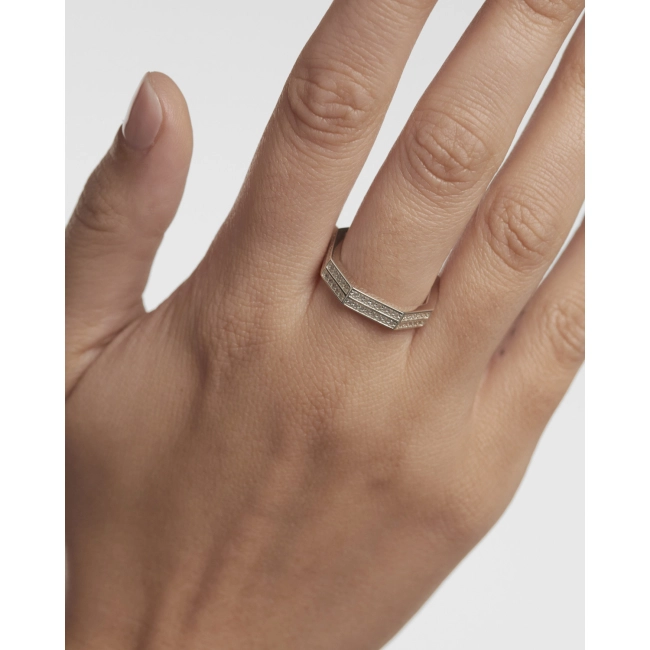 PDPAOLA Silver Ring/ AN02-A06-14