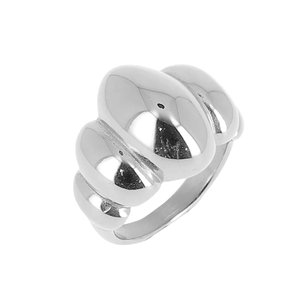 Zag Bijoux Stainless Steel Surgical Ring/ SRT24204-00UNI-56