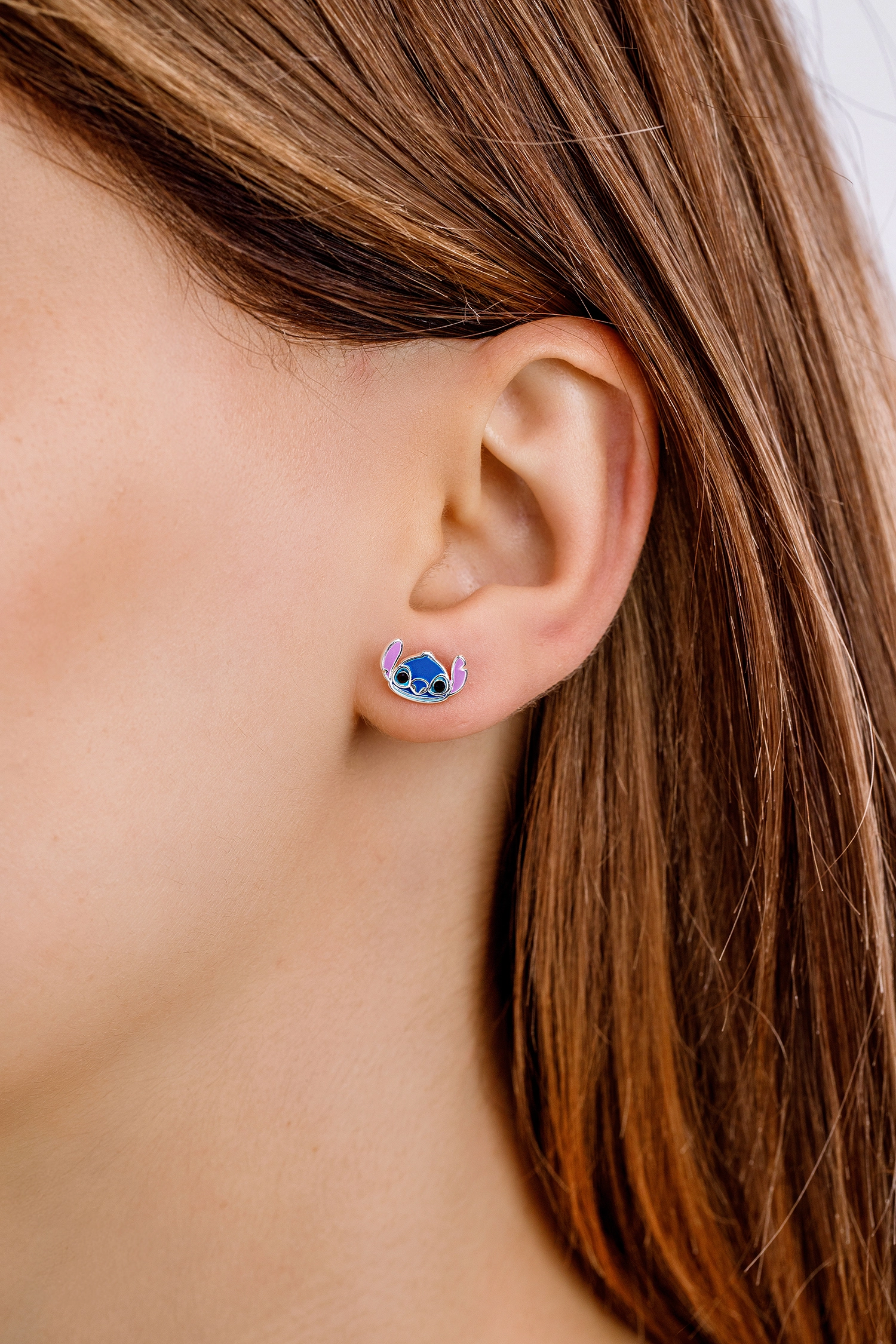Disney Children's Silver Earring/ ES00097SRHL