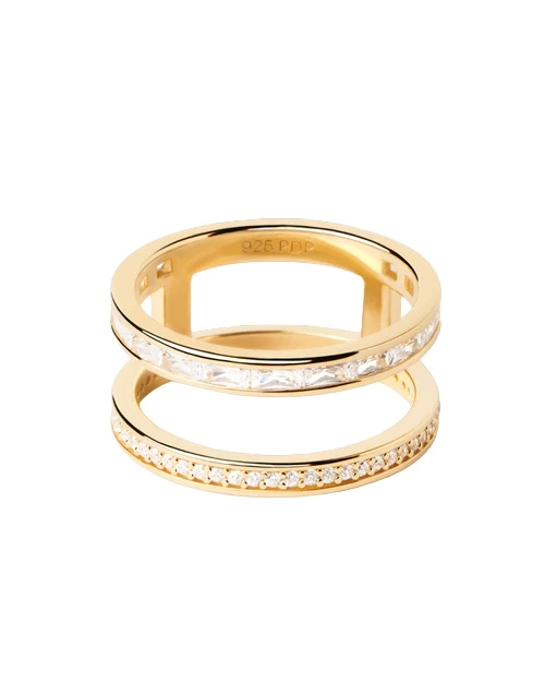 PDPAOLA 18K Gold Plated Silver Ring/ AN01-A11-14