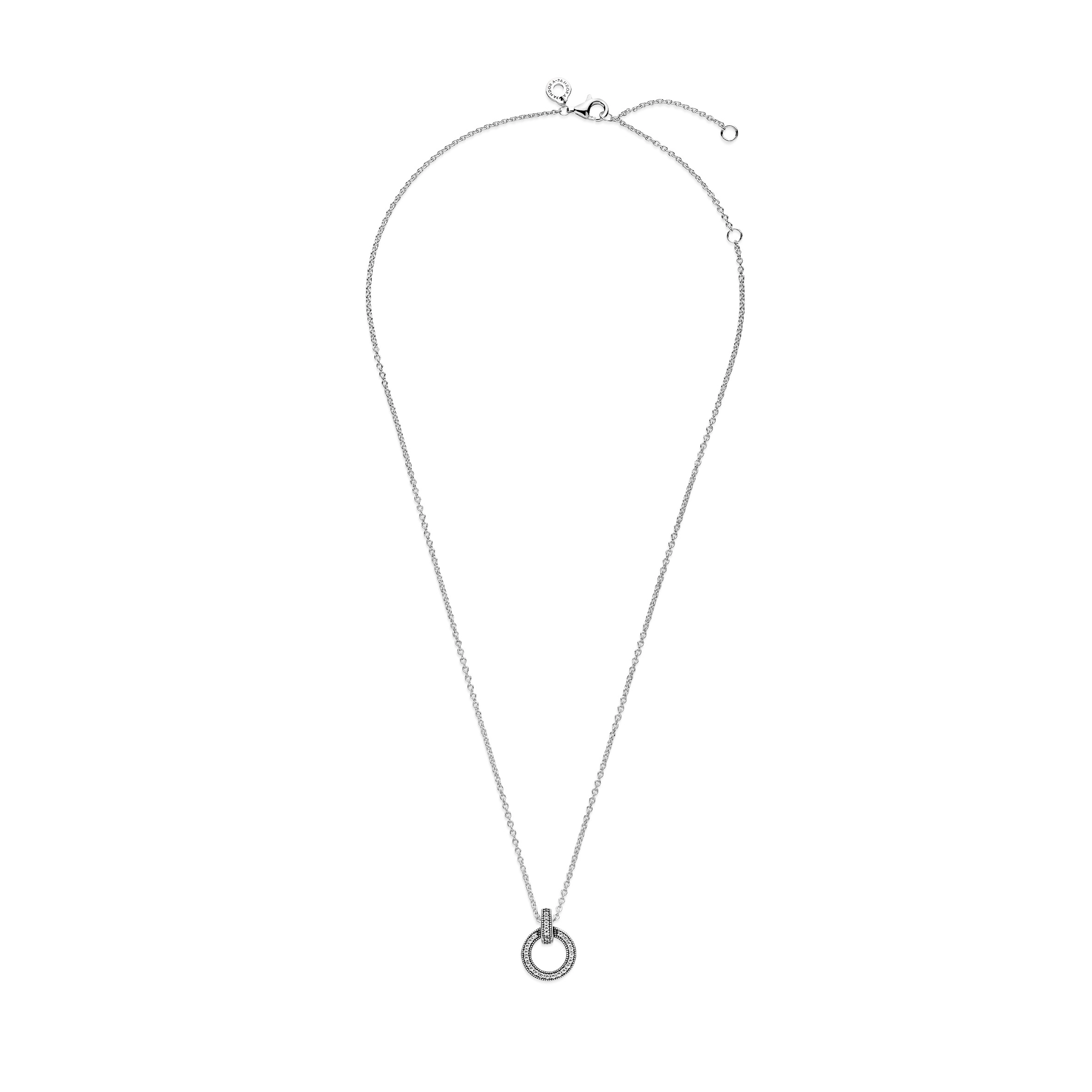 PANDORA Signature серебряное ожерелье/ 399487C01-45