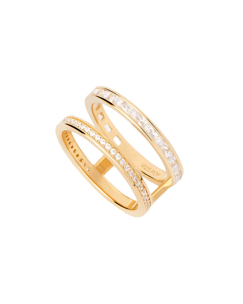 PDPAOLA 18K Gold Plated Silver Ring/ AN01-A11-14