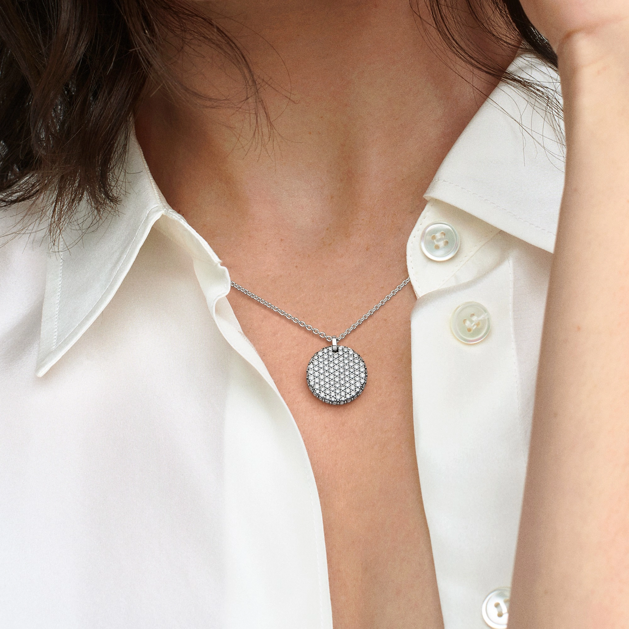 PANDORA Timeless Silver Necklace/ 392632C01-45