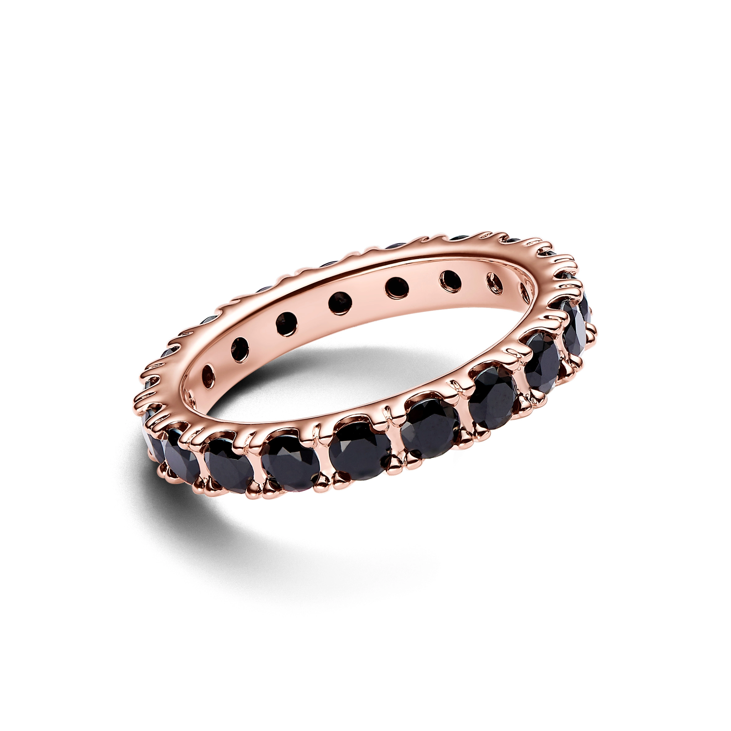 PANDORA Timeless серебряное кольцо с покрытием 14К розового золота/ 180050C02-56