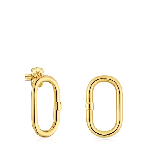 TOUS 18K Gold plated Silver Earring/ 1004163500