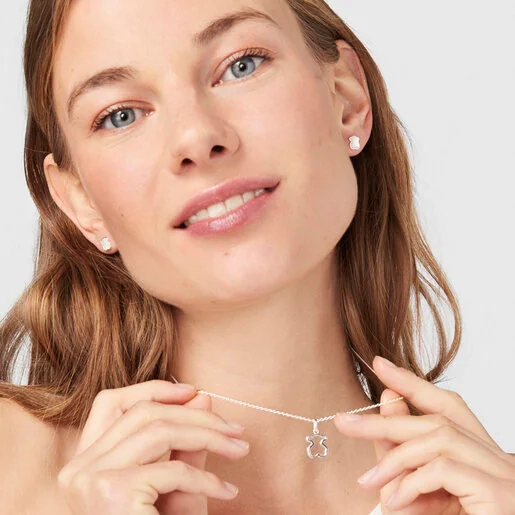 TOUS Silver Necklace/ 614784500