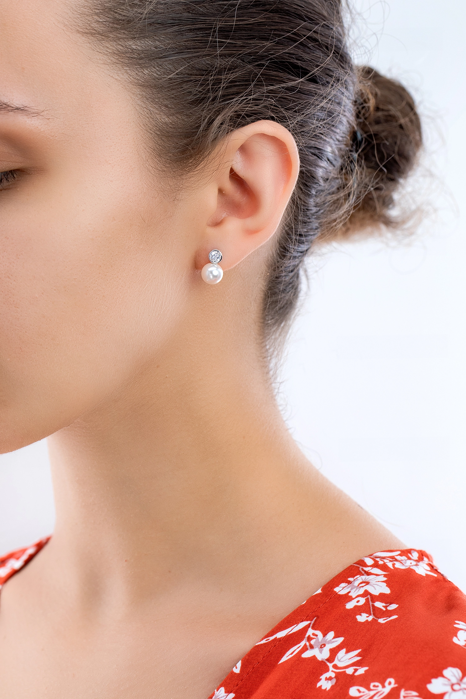 Ti Sento Silver Earring/ 7590PW