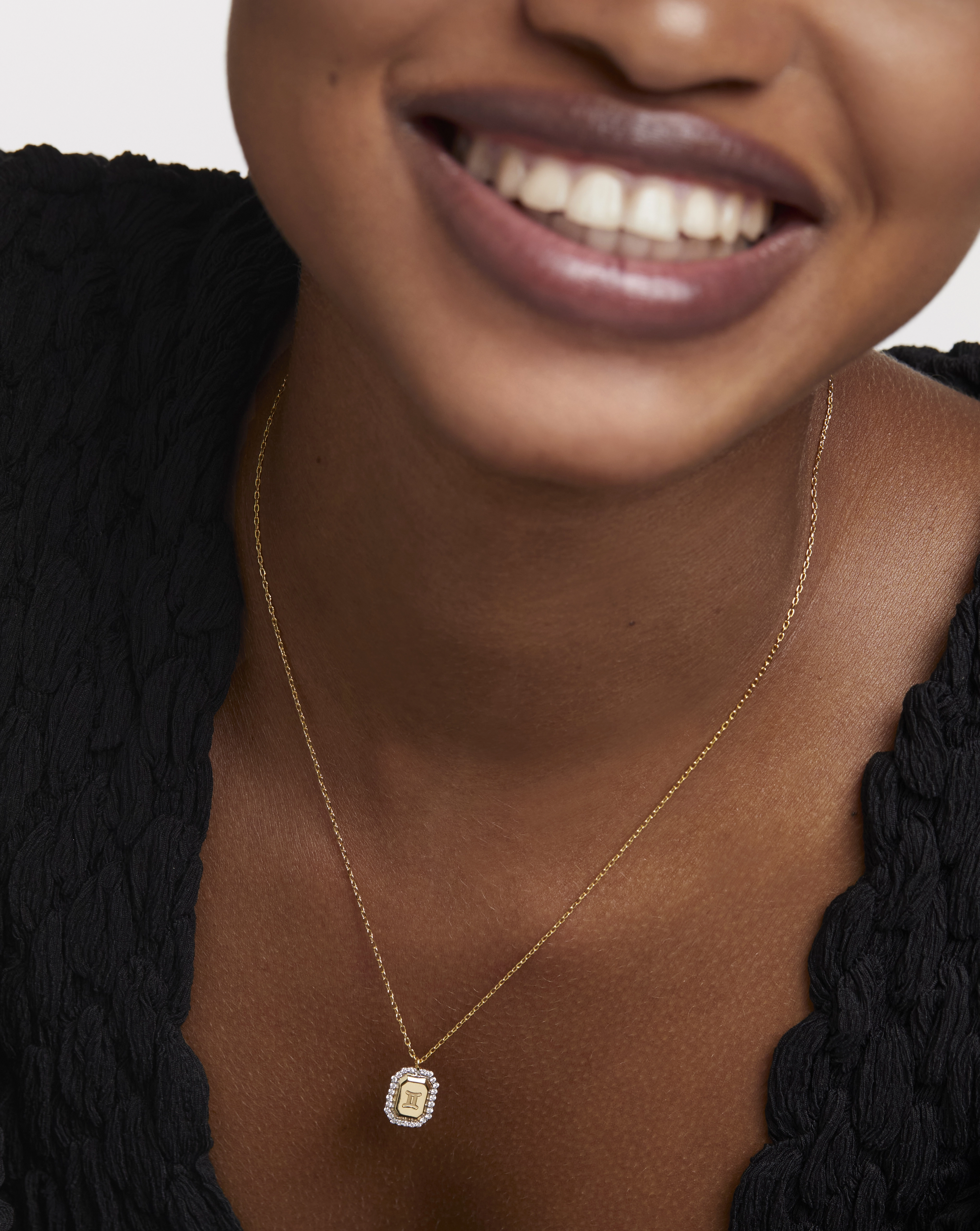 PDPAOLA 18K Gold Plated Silver Necklace / Gemini / CO01-570-U