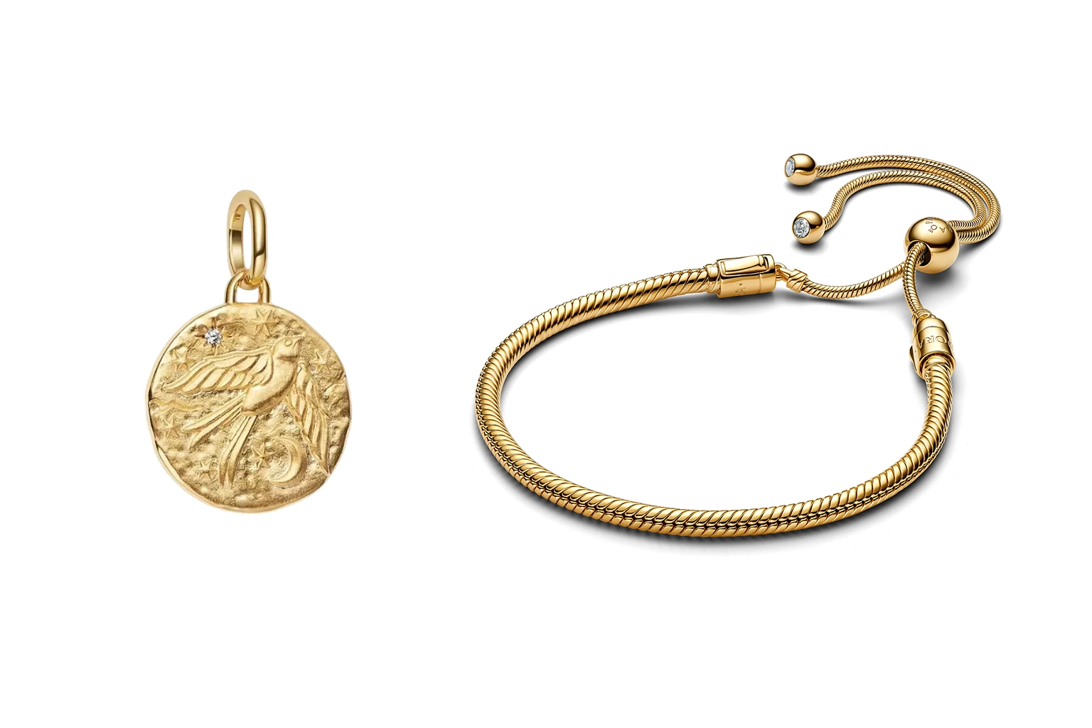 Pandora Talisman 14K Gold Plated Set