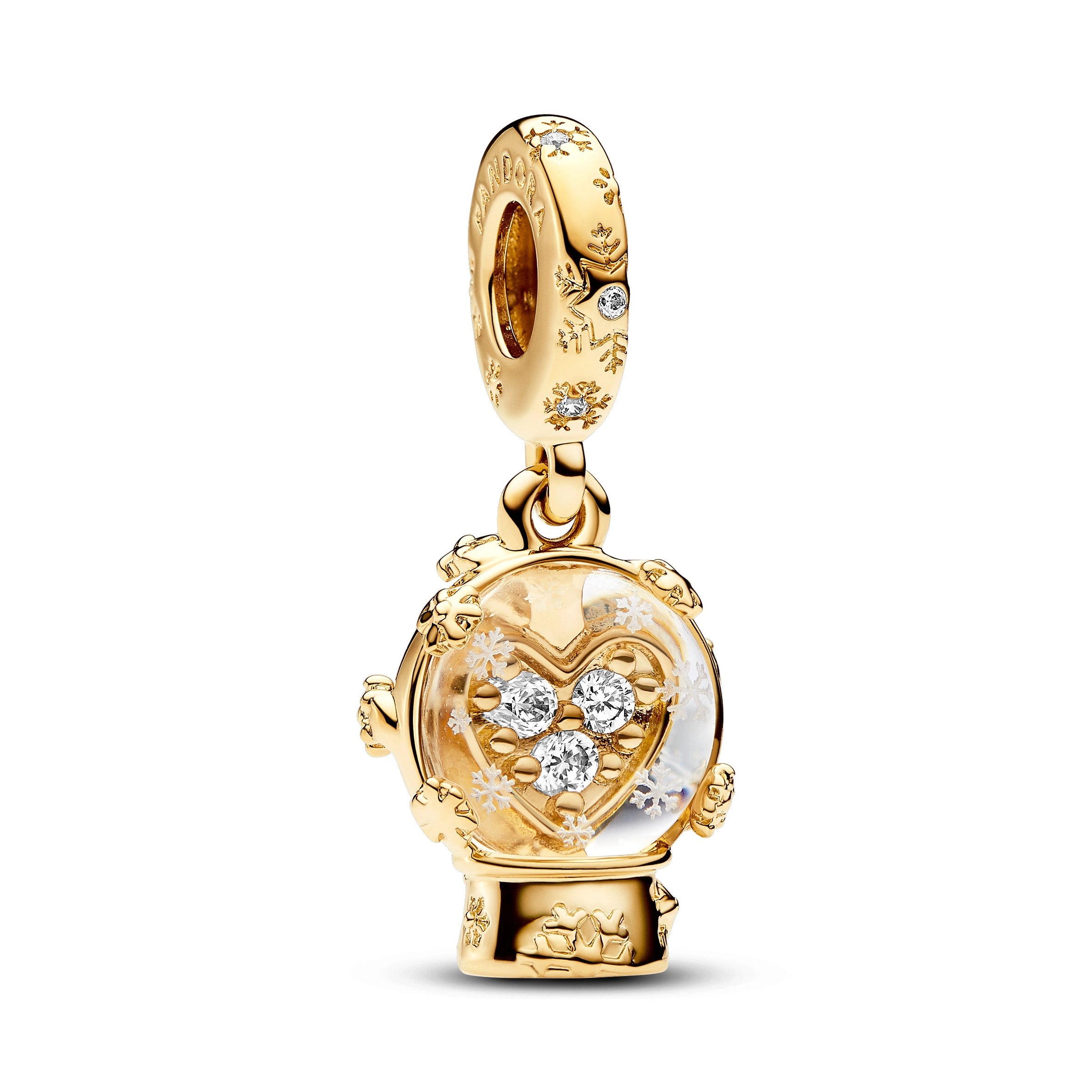 PANDORA Moments 14K Gold Plated Silver Charm/ 762825C01