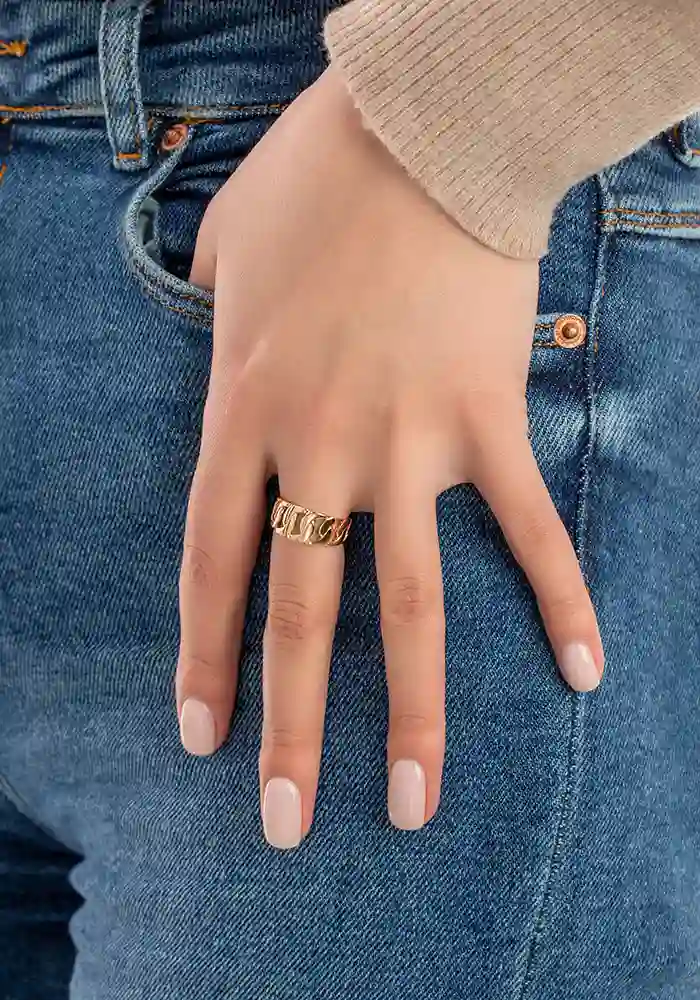 Maison de la Bijouterie 18K Ոսկեպատ Մատանի/ 2909600-52