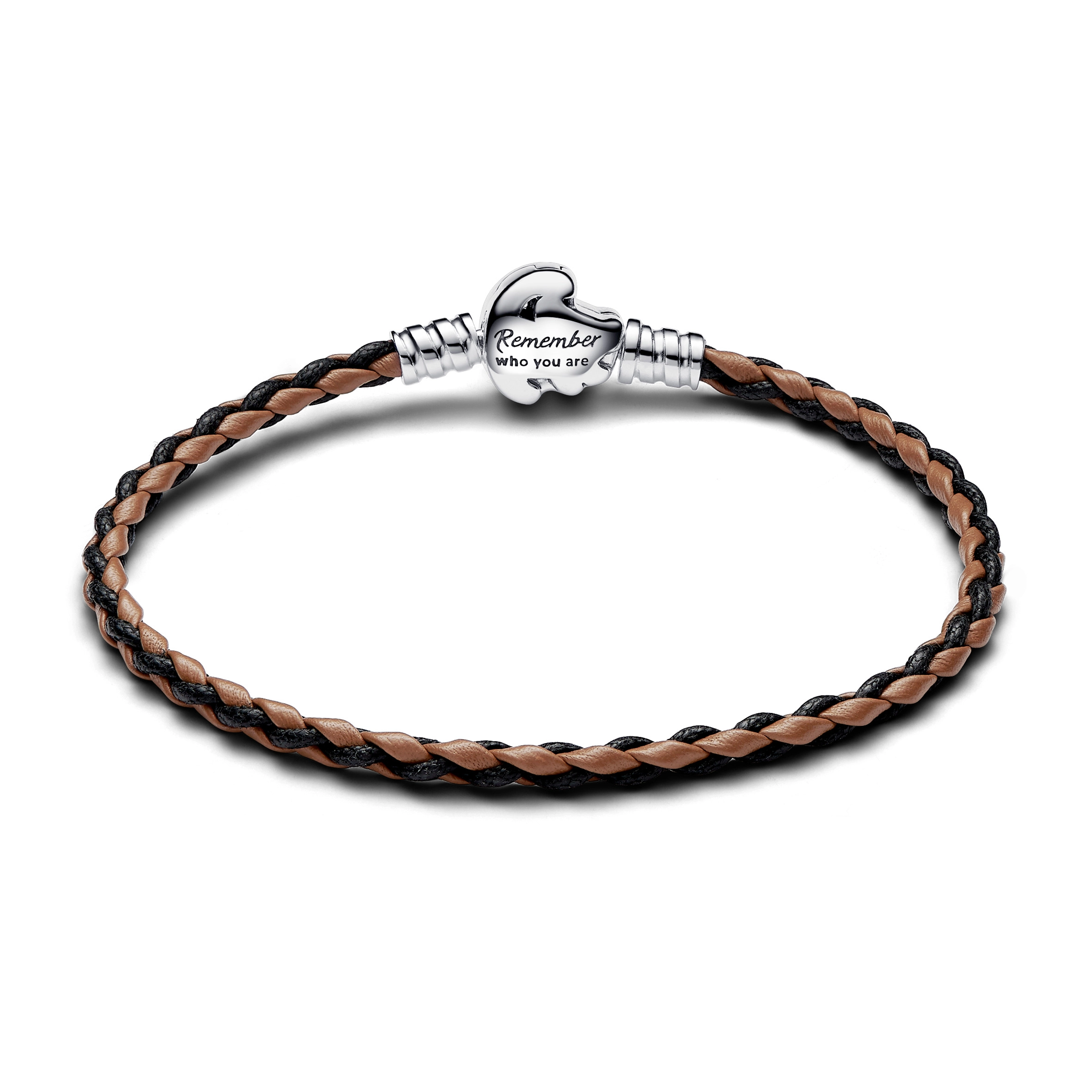 PANDORA Disney Leather Silver Bracelet/ 593361C01-S2