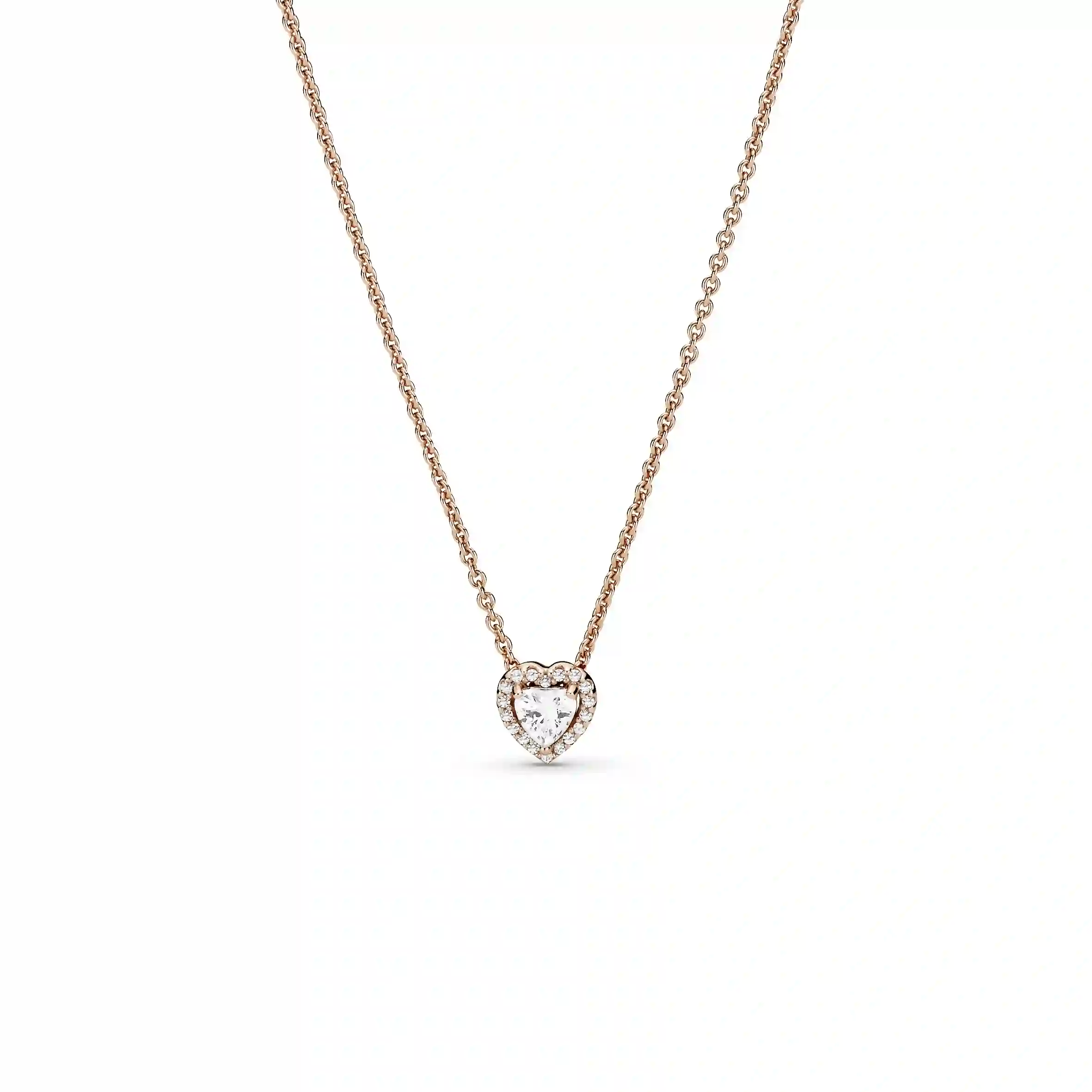 PANDORA Timeless 14K Rose Gold Plated Silver Necklace/ 388425C01-45