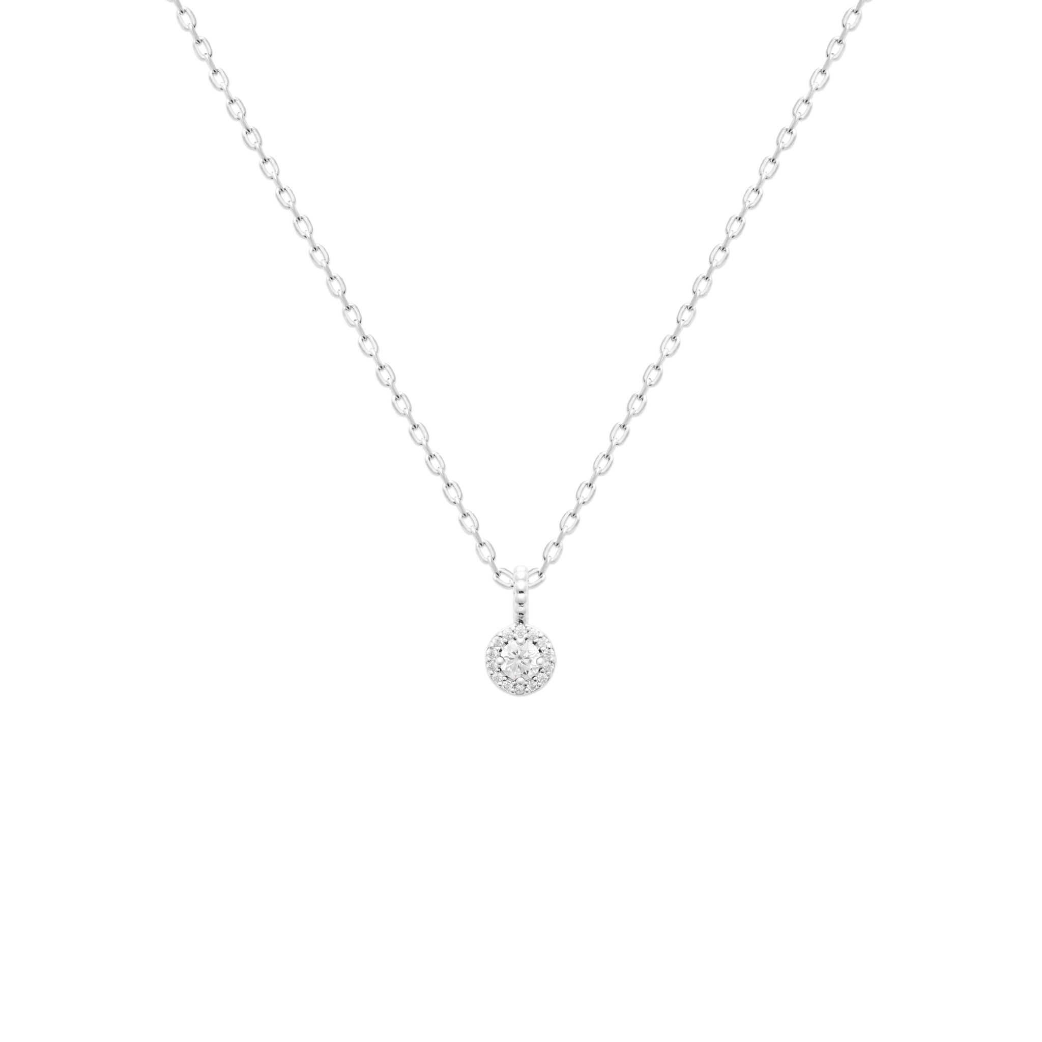 L'atelier Precieux Silver Necklace/ 87393945