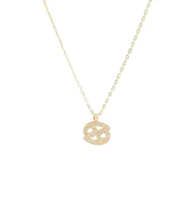 Zag Bijoux Necklace / Cancer / SNS19832-01WHT