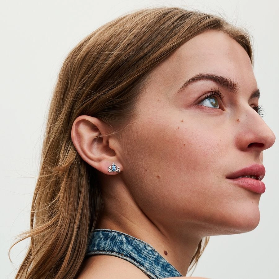 PANDORA Disney серебряные серьги/ 293060C01