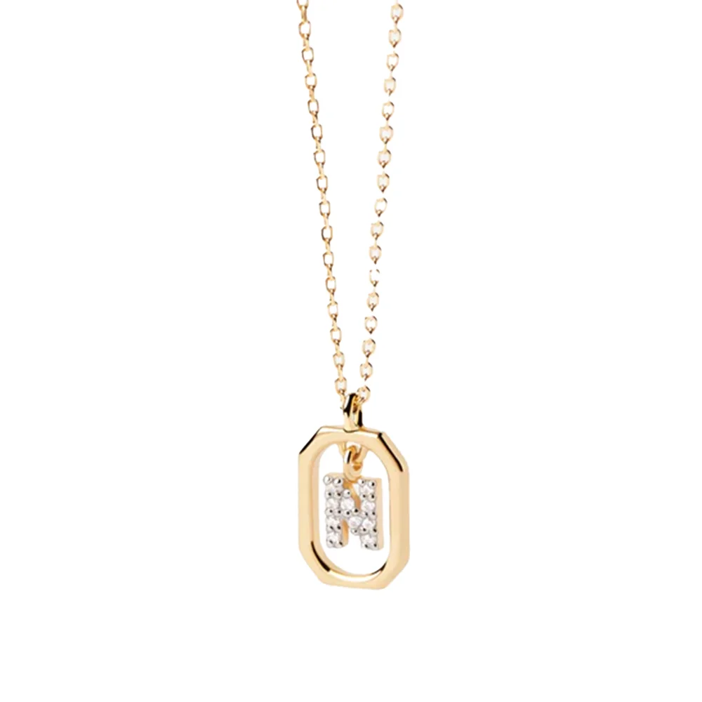 PDPAOLA 14K Gold Plated Silver Necklace/ CO01-525-U