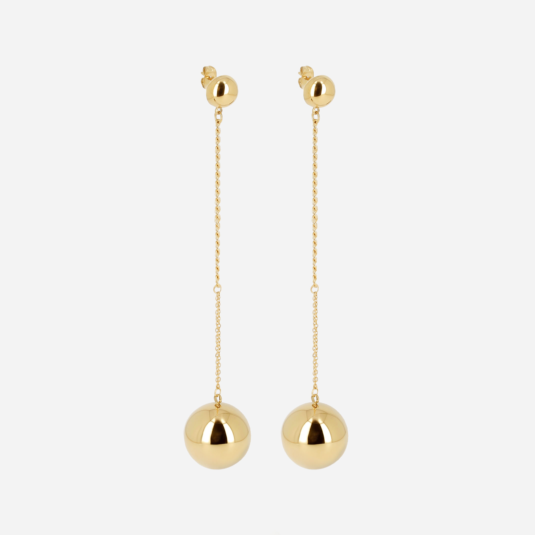 Zag Bijoux 24K Gold Plated Stainless Steel Surgical Earring/ SEL24422-01UNI