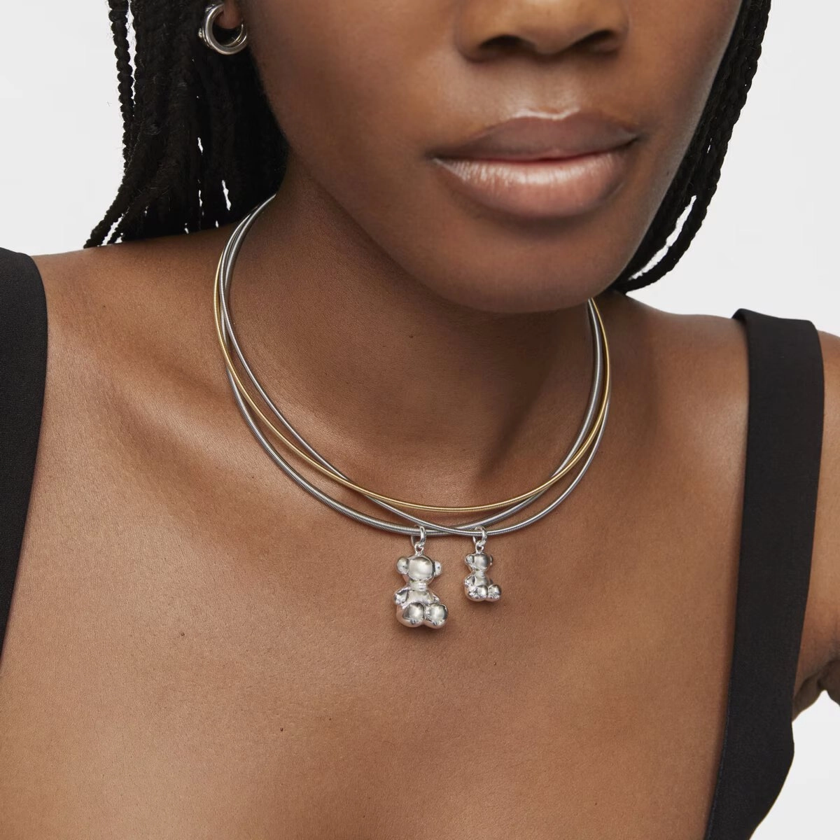 TOUS Silver Pendant/ 211564530