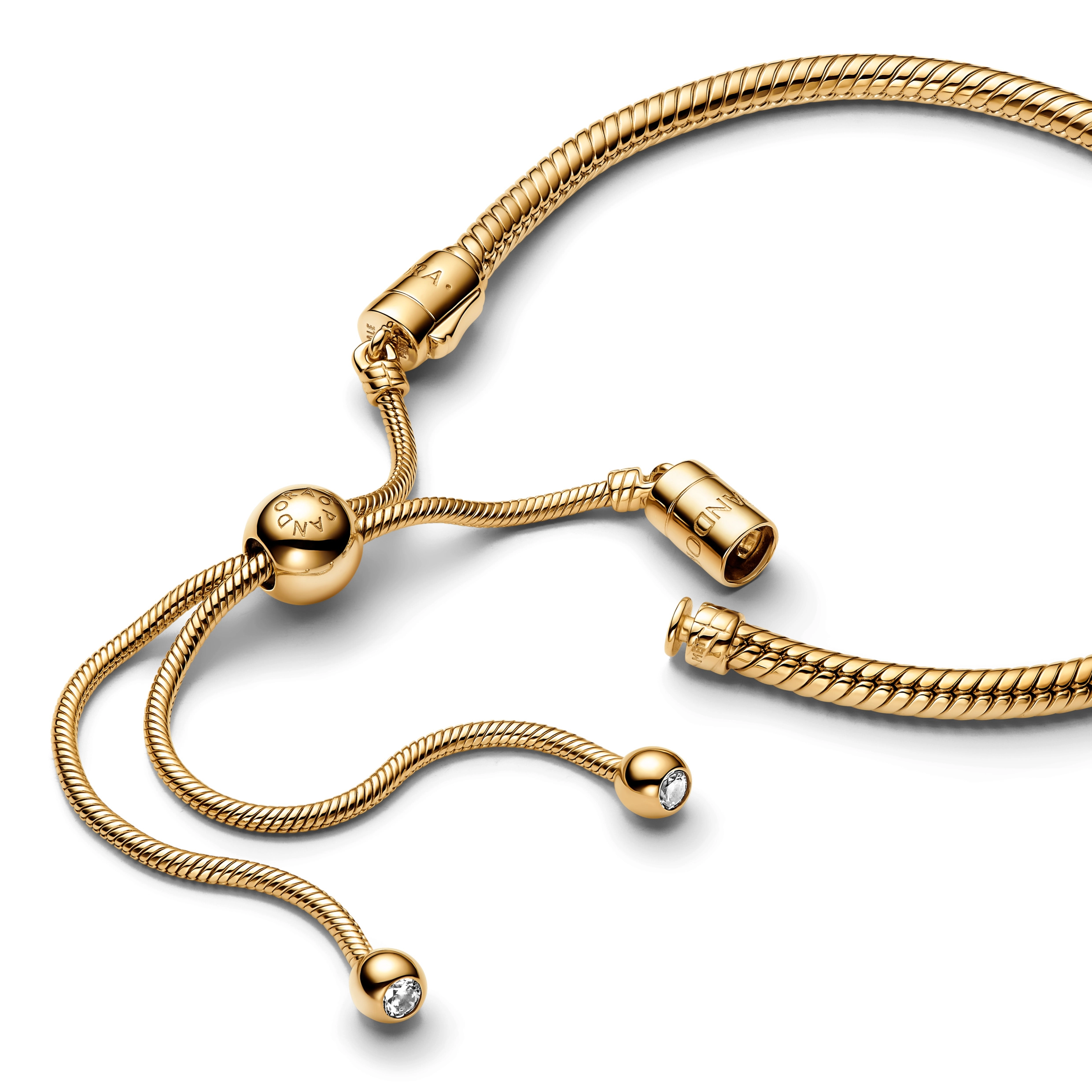PANDORA Moments 14K Gold Plated Silver Bracelet/ 563580C01-2