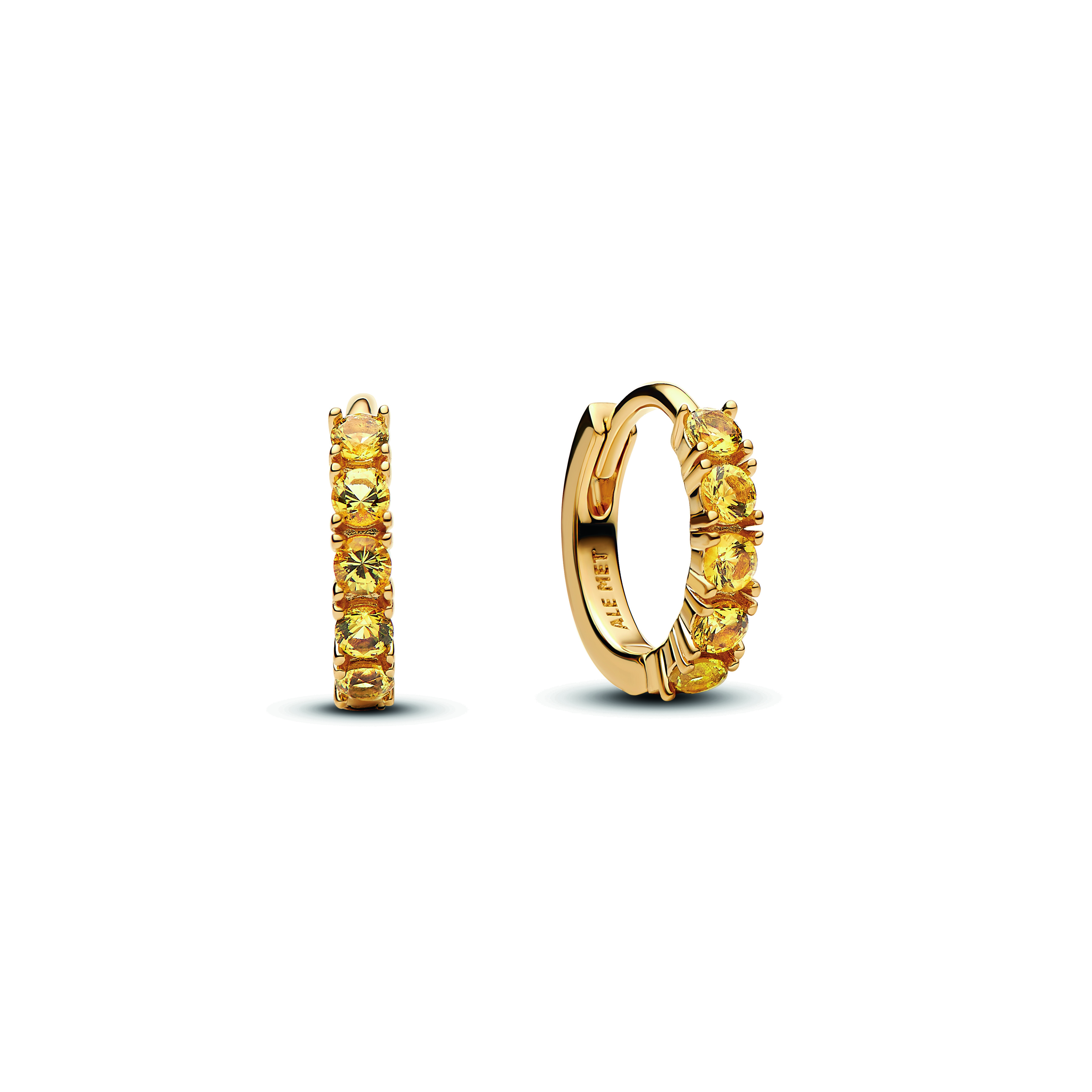 PANDORA ESSENCE 14K Gold Plated Silver Earring/ 263849C01