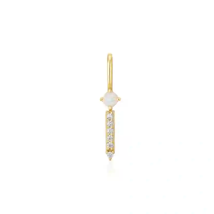 Ania Haie 14K Ոսկեպատ Արծաթյա Չարմ/ NC048-01G