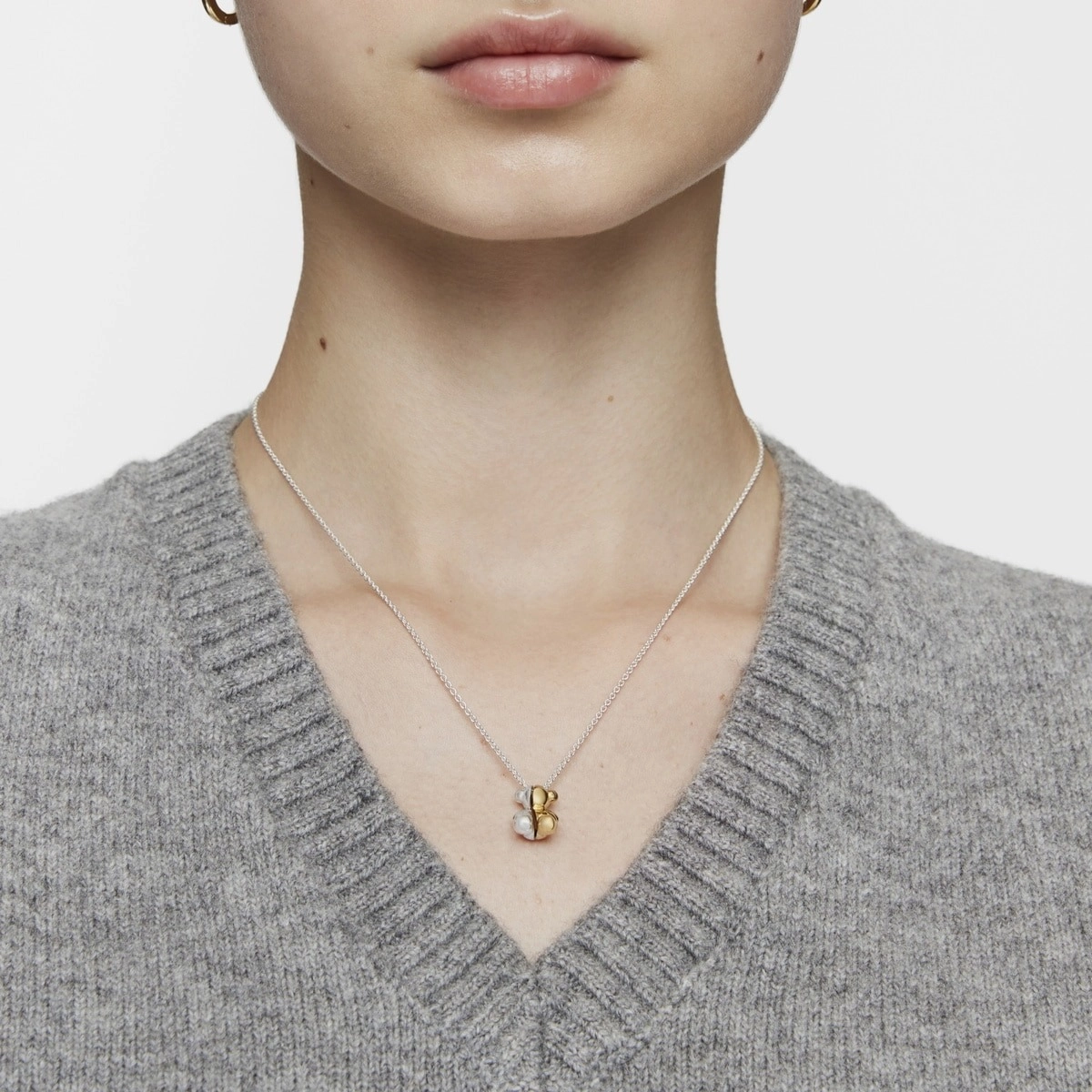 TOUS 18K Gold plated Silver Necklace/ 1004098400