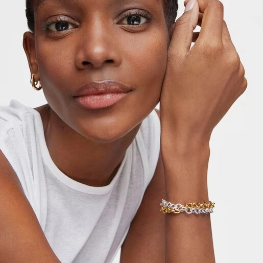 TOUS 18K Gold plated Silver Bracelet/ 1004103900