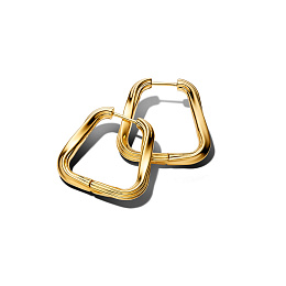 PANDORA ESSENCE 14K Gold Plated Silver Earring/ 263876C00