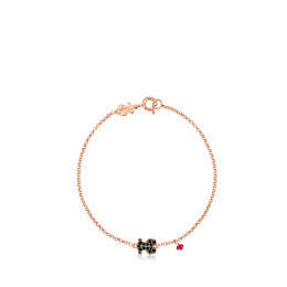 TOUS 18K Rose gold plated Silver Bracelet/ 314931530