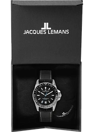 Jacques Lemans men's quartz wristwatch/ 1-2205A