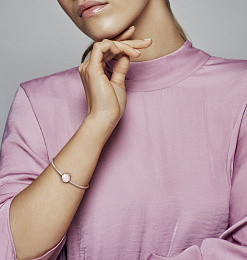 PANDORA Moments 14K Վարդագույն ոսկու պատվածքով Արծաթյա Թևնոց/ 589046C01-17