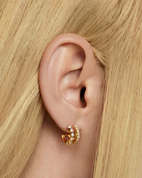 PDPAOLA 18K Gold Plated Silver Earring/ AR01-805-U