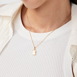 TOUS Серебряное ожерелье с позолотой 18K/614784510