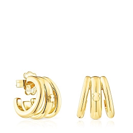 TOUS 18K Gold plated Silver Earring/ 211493560