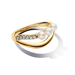 PANDORA Essence 14K Ոսկեպատ Արծաթյա Մատանի/ 163258C01-52