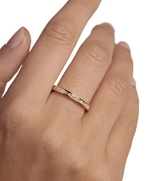 PDPAOLA 18K Gold Plated Silver Ring/ AN01-A05-16