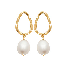 Maison de la Bijouterie 18K Ոսկեպատ բրասս Ականջօղ/ 230150014