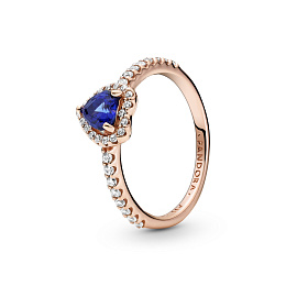 PANDORA Timeless 14K Rose Gold Plated Silver Ring/ 188421C01-56