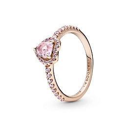 PANDORA Rose 14K Վարդագույն ոսկու պատվածքով Արծաթյա Մատանի/ 188421C04-52