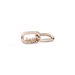 PANDORA Me 14K Rose Gold Plated Silver Bracelet Connector/ 789686C00