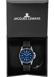Jacques Lemans men's quartz wristwatch/ 1-2205B