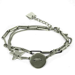 Zag Bijoux Stainless Steel Surgical Bracelet/ SBX9013-00UNI
