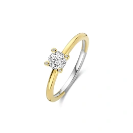 Ti Sento Gold Plated Silver Ring/ 12367ZY-52